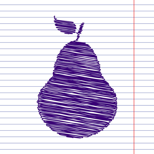 Scrible icon on paper - Vektor, obrázek