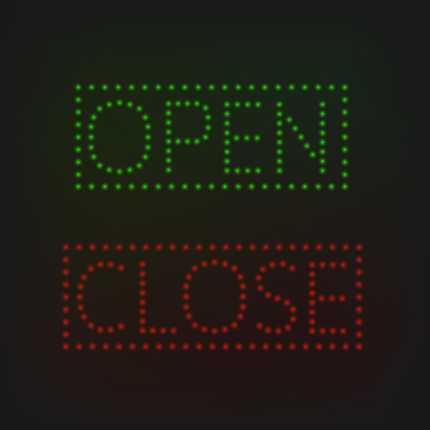Open and Close signs - Vector, Image
