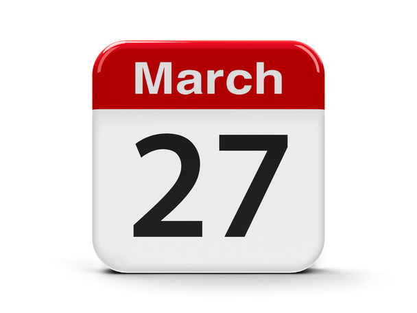 27th March Calendar - Photo, Image