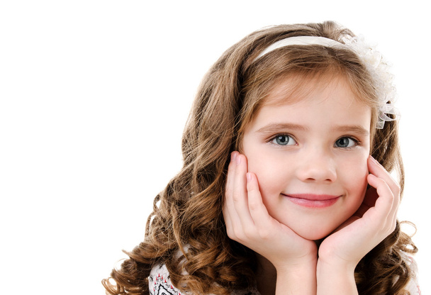 Portrait of adorable smiling  little girl - Valokuva, kuva