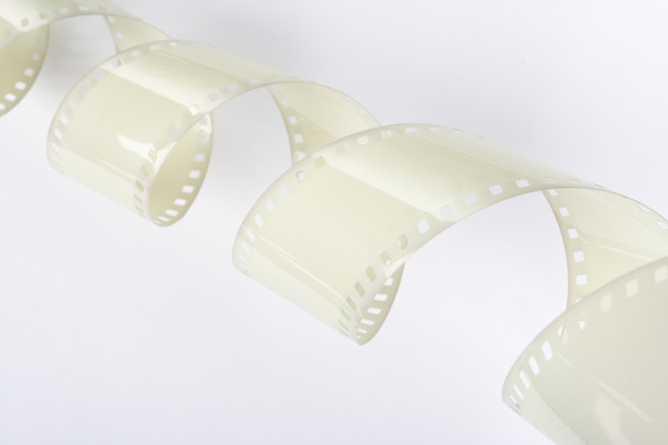 Imagen de primer plano de la película de 35 mm de rizado
 - Foto, imagen