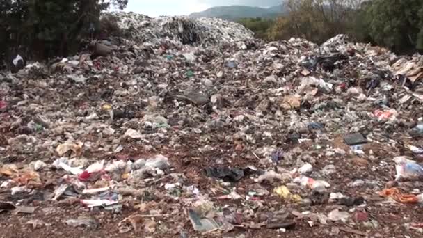 Landfill in the country - Footage, Video