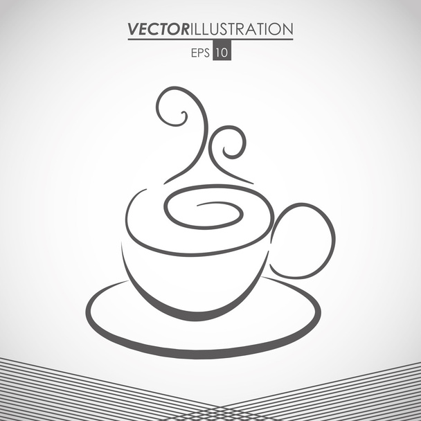 Coffee  icon design - Vector, Imagen