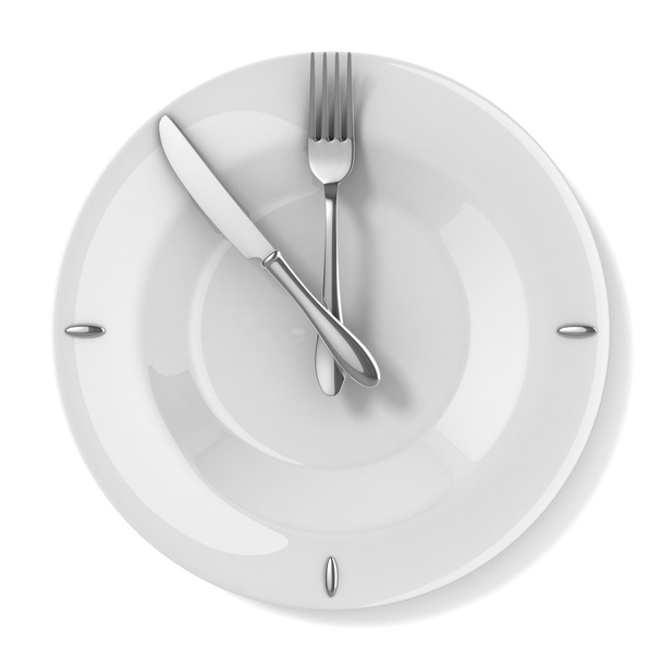 Meal time - eating 3d concept - Fotografie, Obrázek