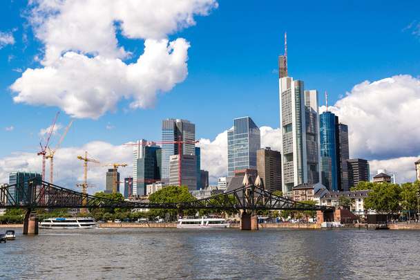 Financial district in Frankfurt - Foto, Imagen