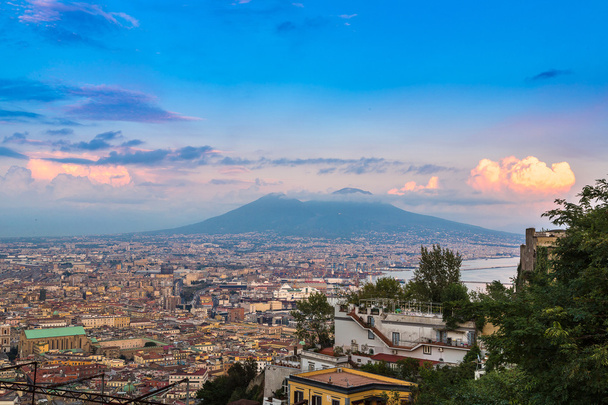Νάπολη και τον Βεζούβιο στην Ιταλία - Φωτογραφία, εικόνα
