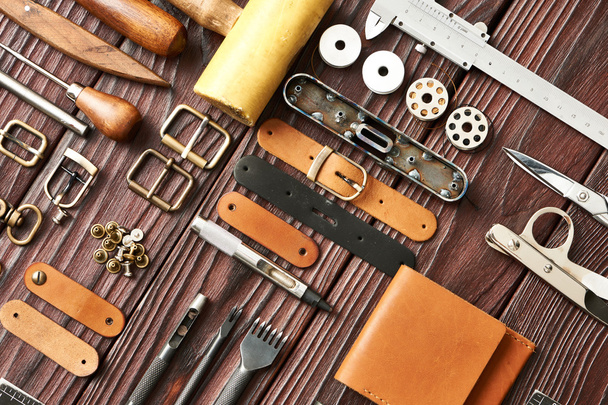 Leather crafting tools - Photo, Image