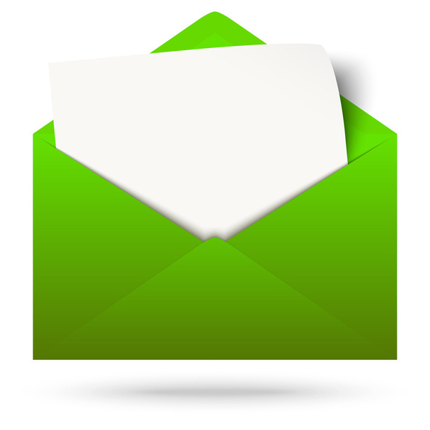 Envelope with notepad - Vetor, Imagem