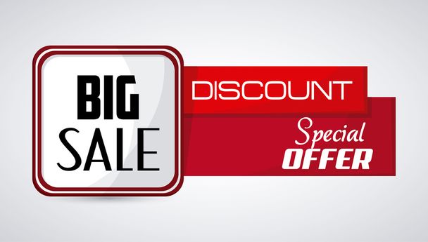 Discount and offer design - Vector, Image