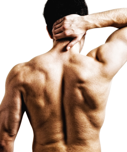 Neck back pain - Valokuva, kuva
