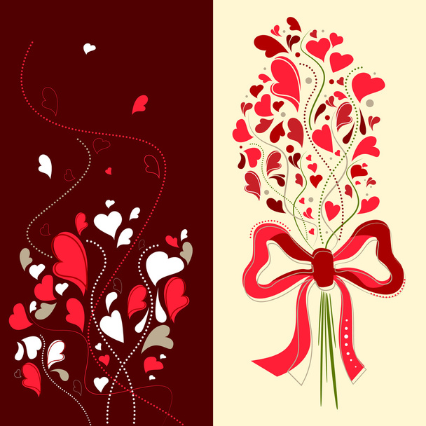 Květinové láska - Vektor, obrázek