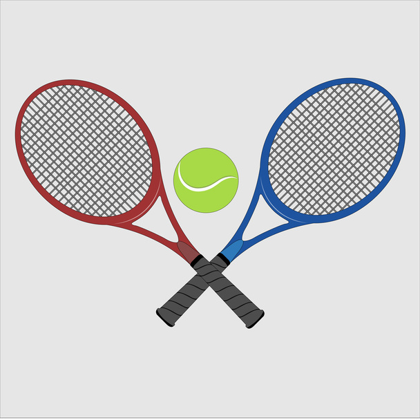 Set da tennis icone
 - Vettoriali, immagini