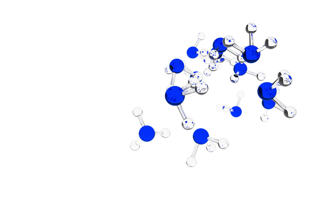 Izolované amoniak molekuly - Fotografie, Obrázek