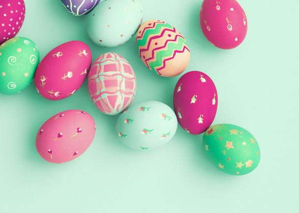 Candy color easter eggs - Foto, imagen