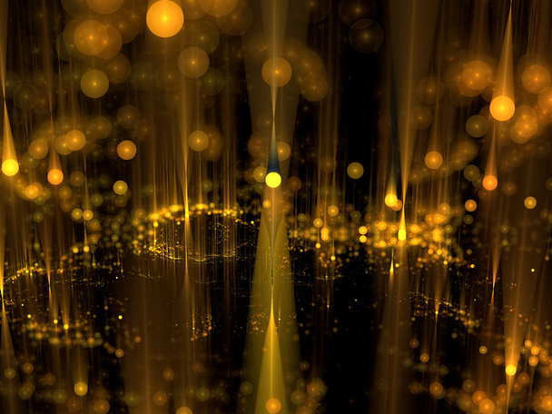 Абстрактне цифрове зображення Золотий дощ
 - Фото, зображення