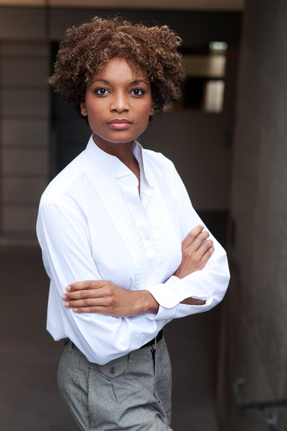 Pretty African American executive - Foto, Imagem