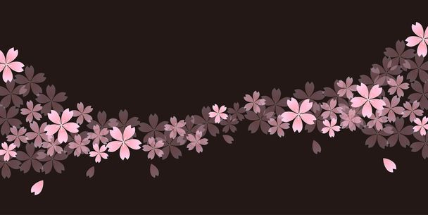Tle kwiat wiosna wiśnia - Wektor, obraz