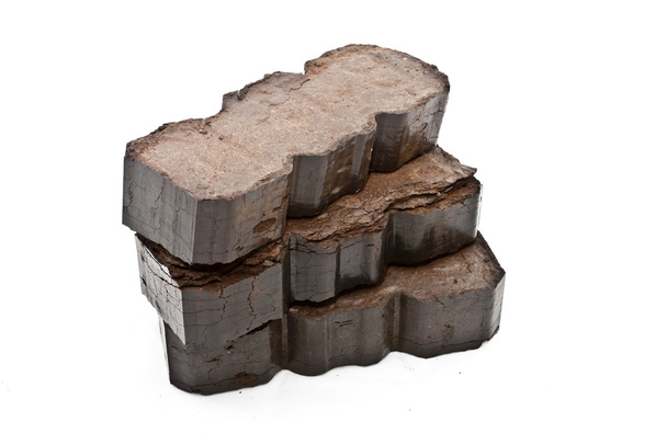 briquetes de turfa
 - Foto, Imagem