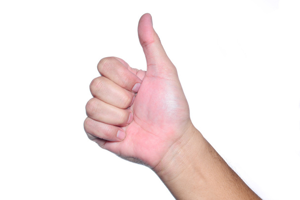 Hand Thumb up isolate - Photo, Image