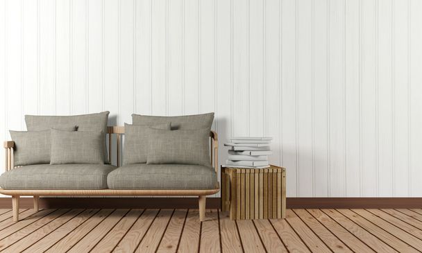 Intérieur de la chambre dans un style minimaliste
 - Photo, image
