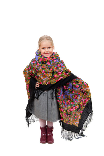 girl in traditional kerchief - Foto, Bild