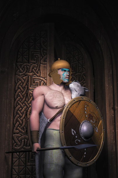 celtic warrior berserkr - Photo, Image