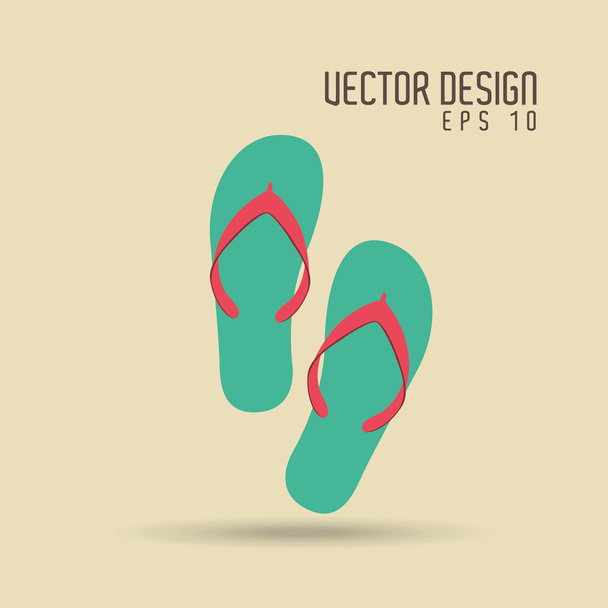 strand pictogram ontwerp - Vector, afbeelding