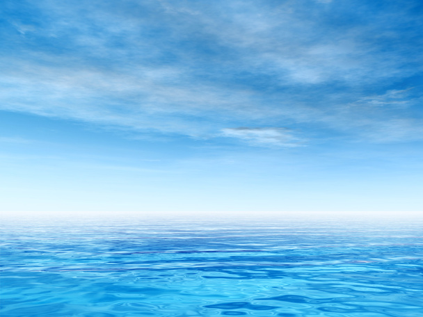 vlny oceánu vody a nebe - Fotografie, Obrázek