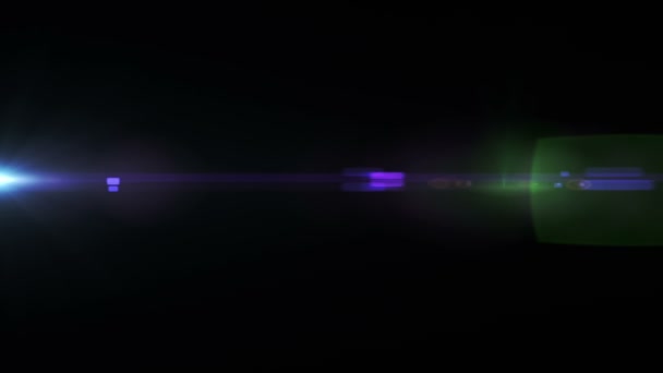 lentille abstraite fusée éclairante - Séquence, vidéo