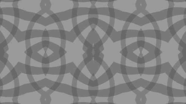 Gray background, zigzag symmetry, loop - Footage, Video