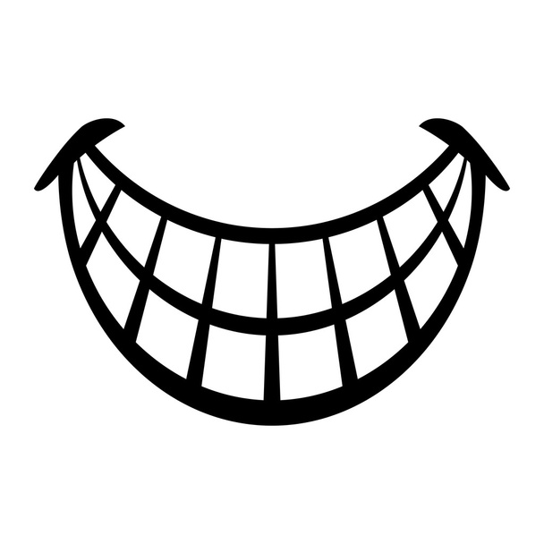 Lächeln-Vektor-Symbol - Vektor, Bild