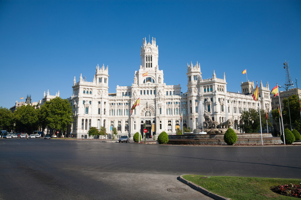 Cibeles square in Madrid - Photo, Image