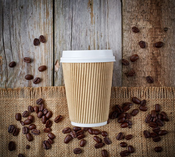 χάρτινη κούπα καφέ - Φωτογραφία, εικόνα