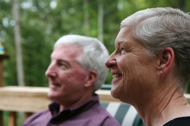 boldog nyugdíjas pár - Fotó, kép
