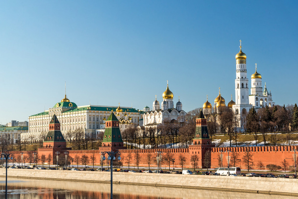 Panorama of  Moscow Kremlin on  sunny day, Russia - Valokuva, kuva
