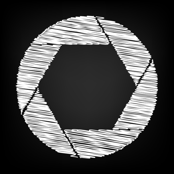 Icono vectorial con efecto tiza
 - Vector, imagen