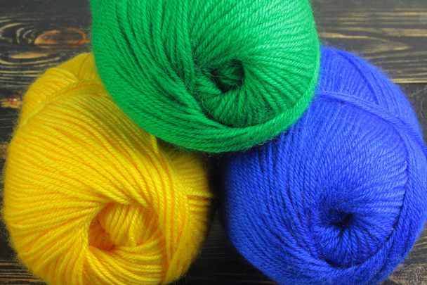 colored yarn for knitting - Photo, Image