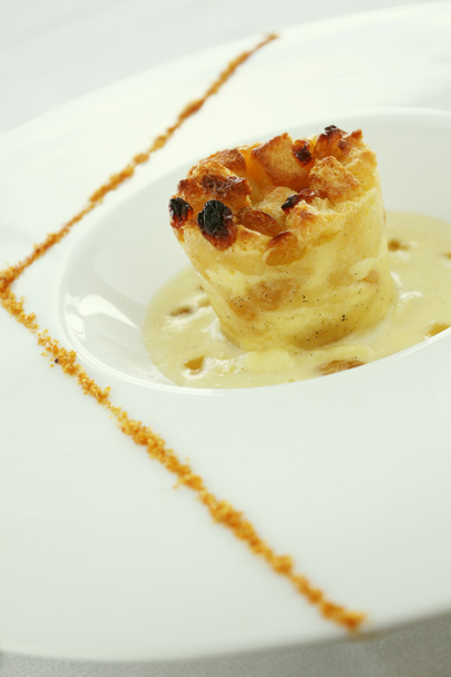 apple bread and butter pudding - Photo, Image
