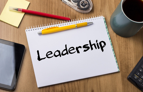 Leadership - Note Pad With Text - Фото, зображення