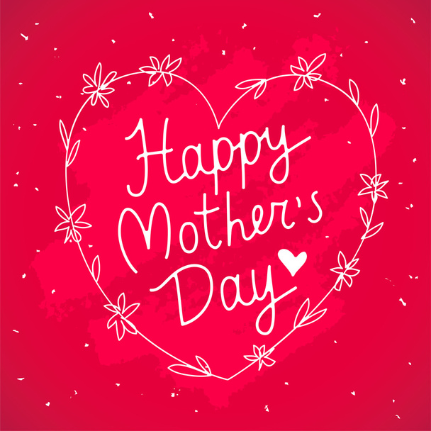 Happy Mothers Day. Excellent gift card - Vector, imagen