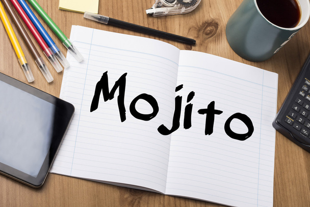 Mojito - Note Pad With Text - Photo, Image