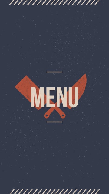 Meat and Fish restaurant menu icons Instagram Highlight Cover Modelo de Design