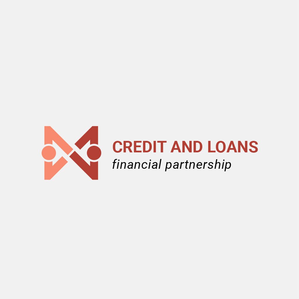 Ontwerpsjabloon van Logo van Financial Company with People Shaking Hands Icon