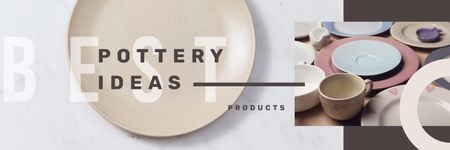 Modèle de visuel Pottery Ideas Kitchen Ceramic Tableware - Twitter