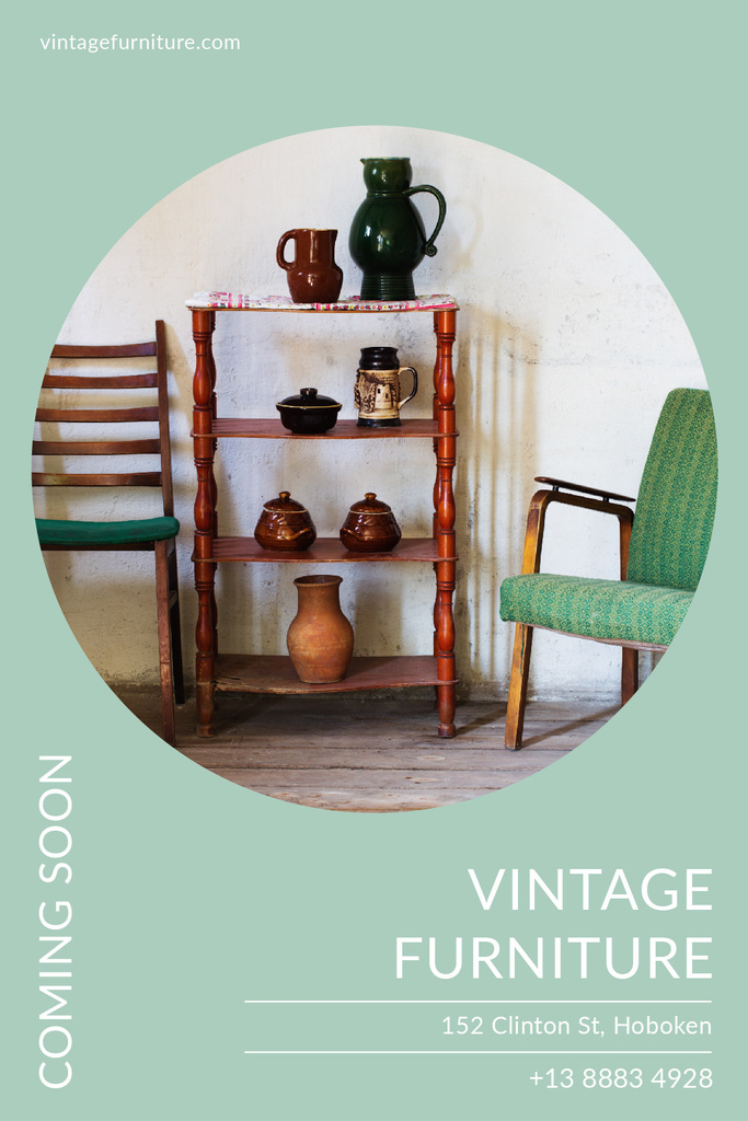 Vintage furniture shop Tumblrデザインテンプレート