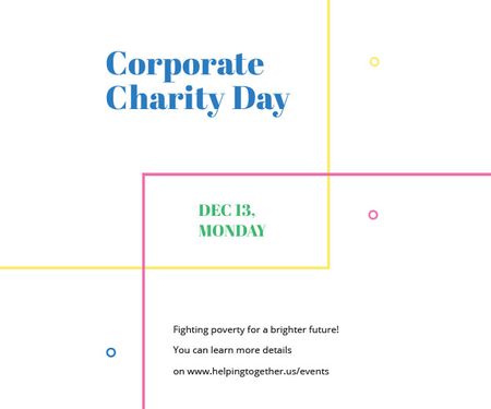 Szablon projektu Corporate Charity Day Medium Rectangle