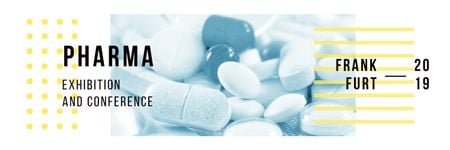 Platilla de diseño Medicines in pills and capsules Twitter
