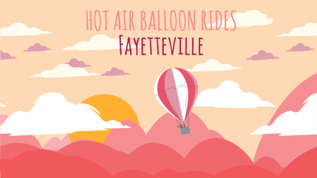 Hot Air Ballon Flying Adventure Full HD video Design Template