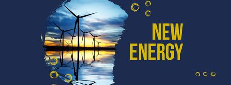 Ontwerpsjabloon van Facebook cover van New Eco Energy Promotion