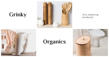 Plantilla de diseño de Oferta de productos de limpieza ecológica Facebook AD 
